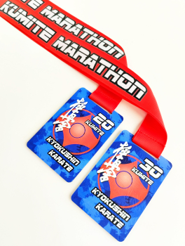 ​Медаль из акрила Kumite Marathon