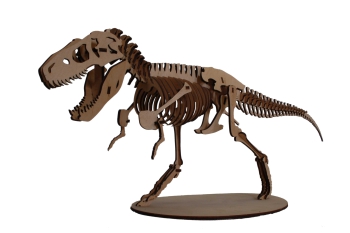 Скульптурний пазл Тираннозавр (T-Rex) з фанери